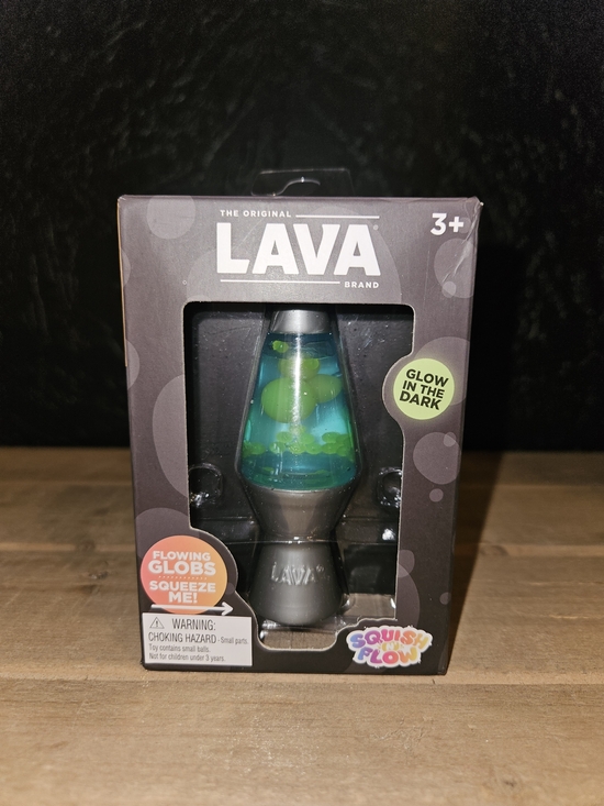 Schylling Other - BLUE Schylling Glow in the Dark Lava Lamp Squishy ✨🌋